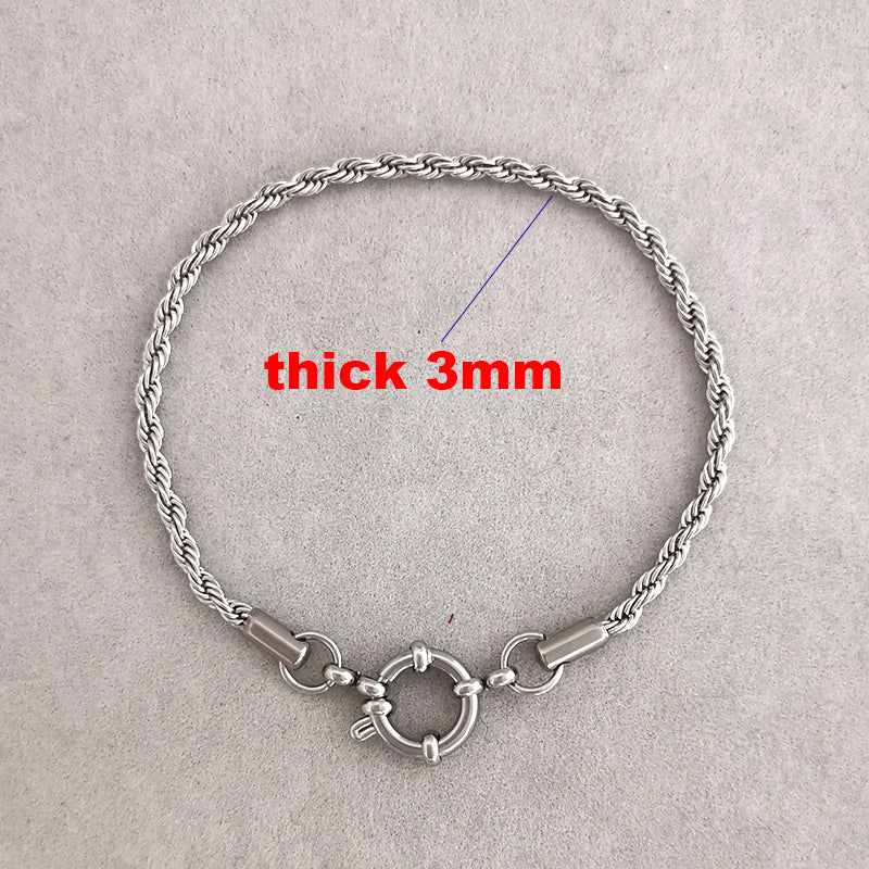 Gold Rope Chain Bracelet