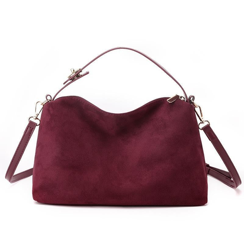 Suede Shoulder Bag