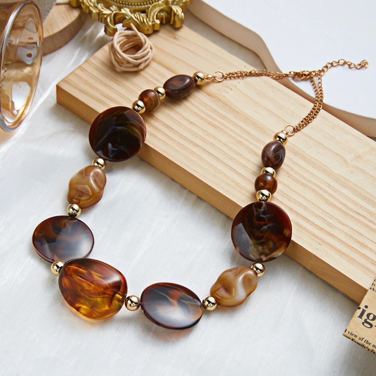 Colorful Heart Beaded Necklace