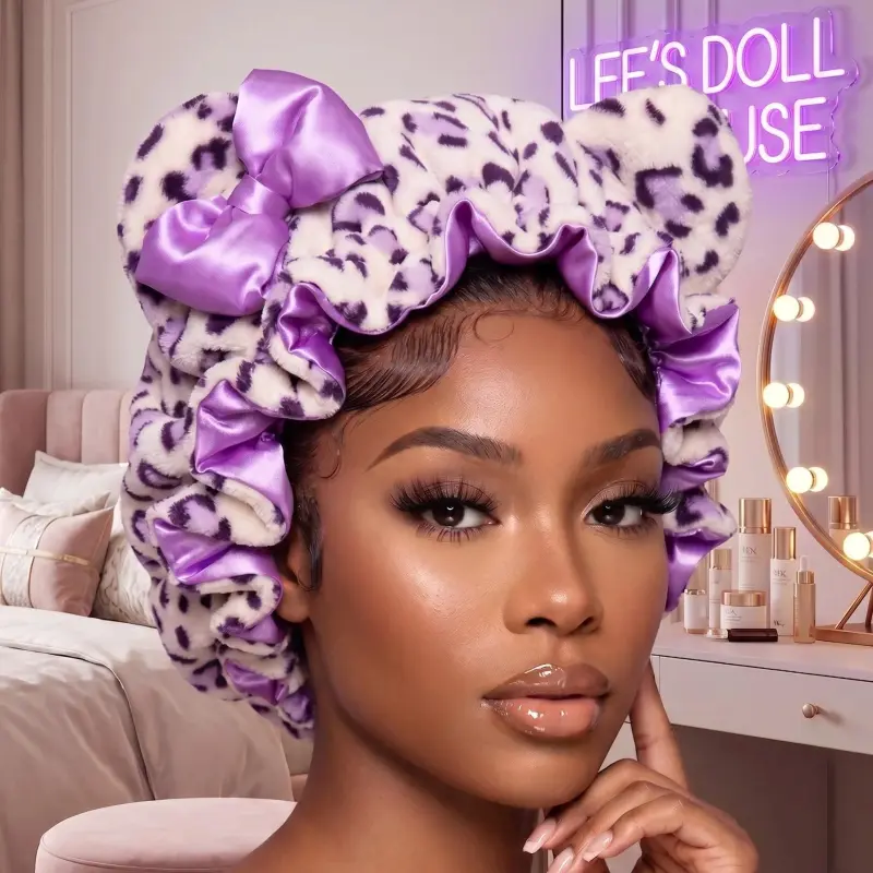Soft Fleece Sleep Bonnet