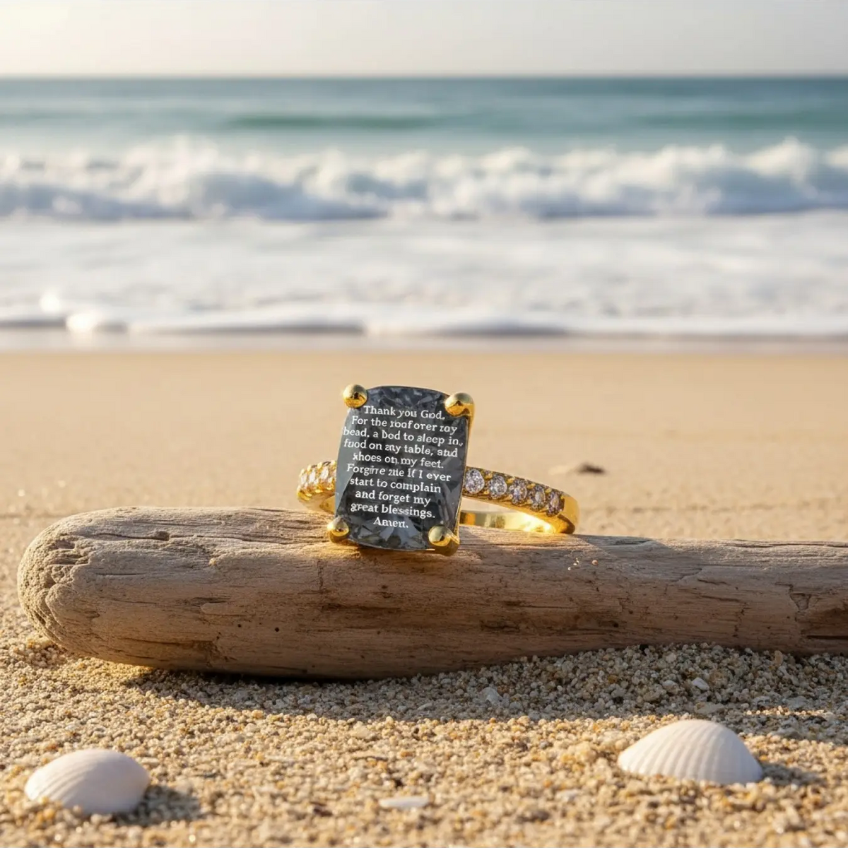 Blessings Square Ring