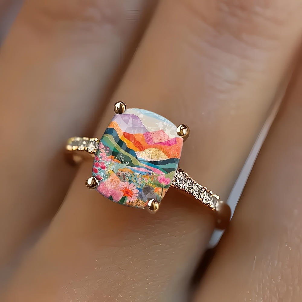 Lively Nature Square Ring