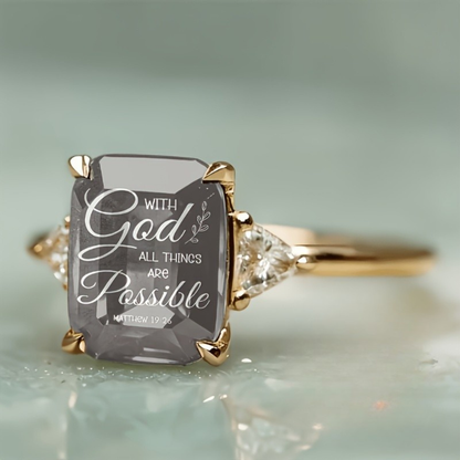 Everything Is Possible Statement Ring