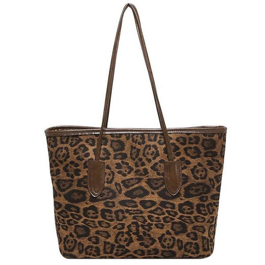 Vintage Leopard Tote Bag