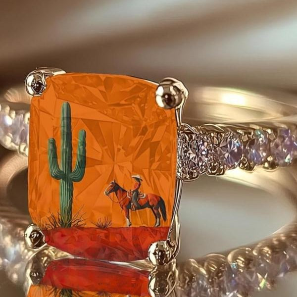 Desert Square Ring