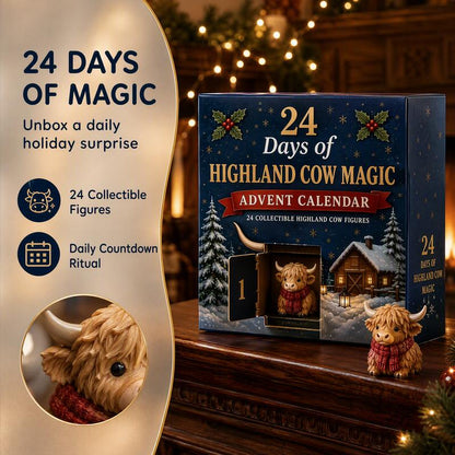 24 Day Highland Cow Advent Calendar