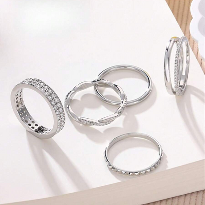 5pc Stackable Ring Set