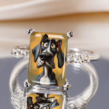 Goofy Eared Dog Ring
