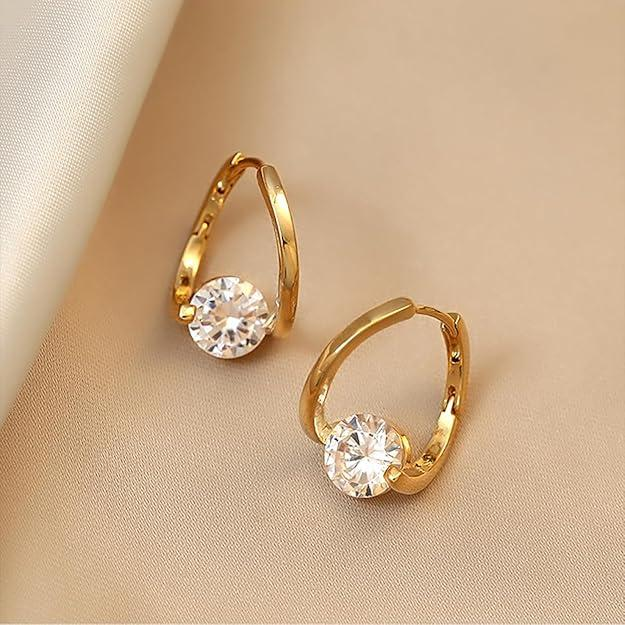 Moissanite 2 Carat Heart Earrings