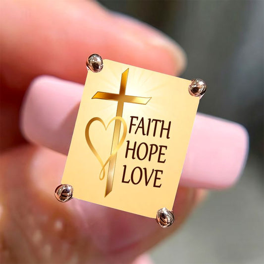 Cross Heart Silicone Ring