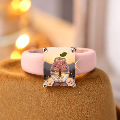 Pear Tree Silicone Ring