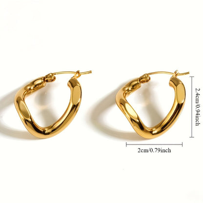 Twisted Hoop Earrings