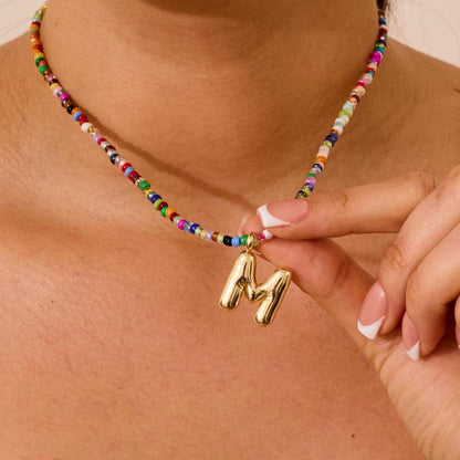Colorful Letter Necklace