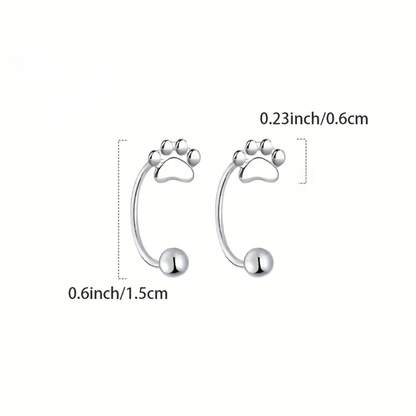 Cat Paw Earrings