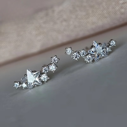 Crystal Shooting Star Earrings