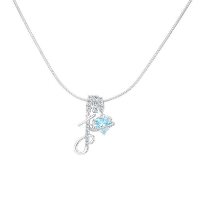Initial Heart Charm Necklace