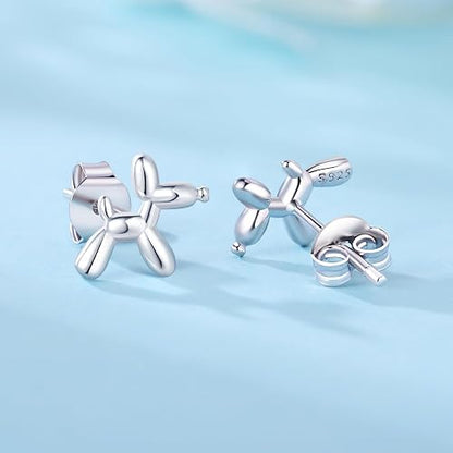 Balloon Dog Stud Earrings