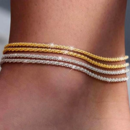 4pc Dainty Anklet Set