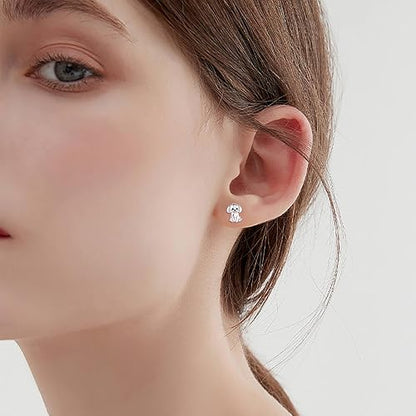 Sitting Puppy Stud Earrings