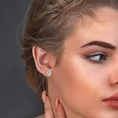 Rose Dog Stud Earrings