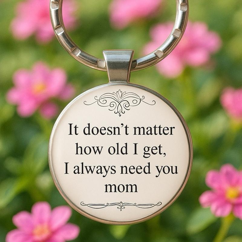 I Need You Mom Keychain