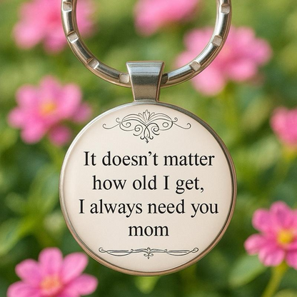 I Need You Mom Keychain
