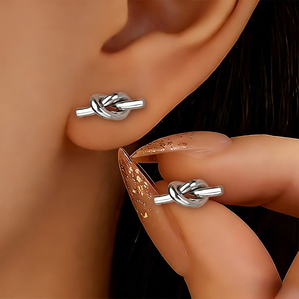Classic Knot Stud Earrings