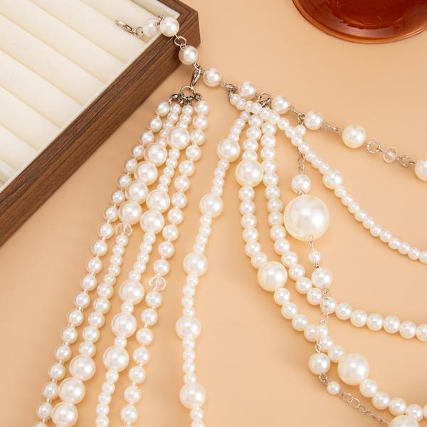 Multilayer Pearl Necklace