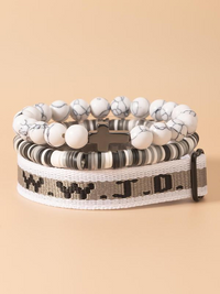 Black Textured White