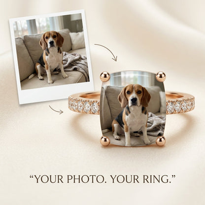 Custom Pet Square Ring