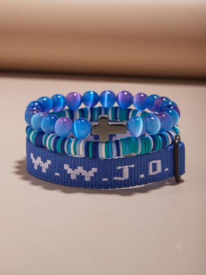 3pc WWJD Bracelet