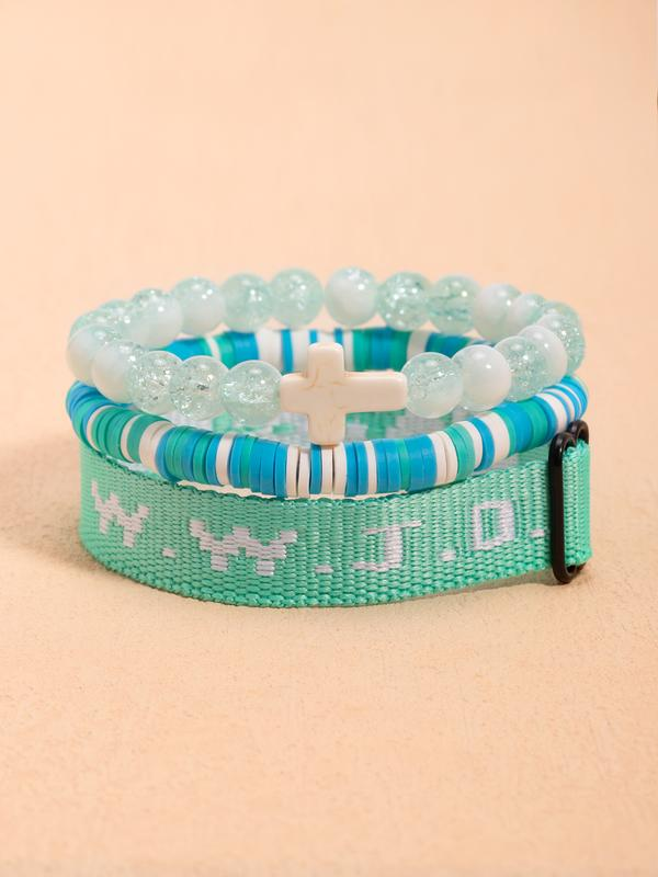 3pc WWJD Bracelet