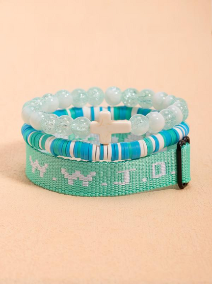 3pc WWJD Bracelet