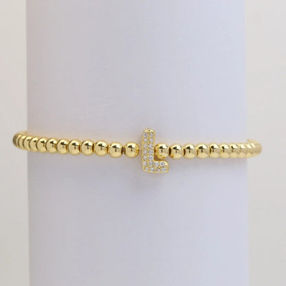 Letter Beaded Bracelet