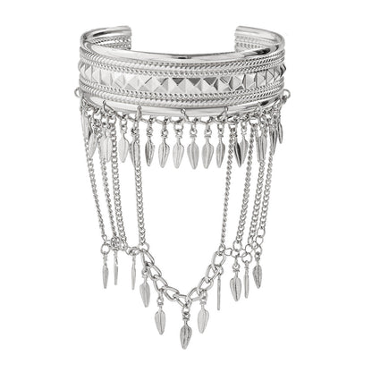 Vintage Tassel Leaf Arm Bracelet