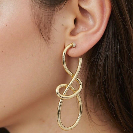 Vintage Knotted Dangle Earrings
