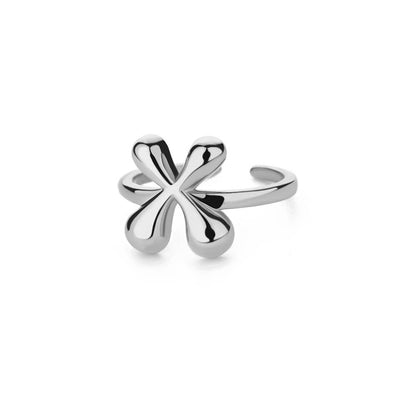 Gold Initial Statement Ring