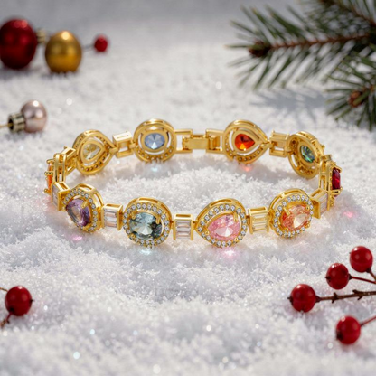 Colorful Gemstone Bracelet