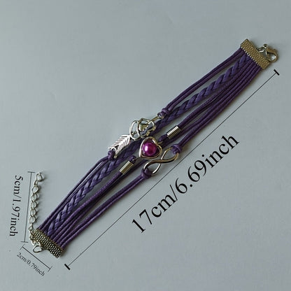 Cupid Heart Layered Bracelet