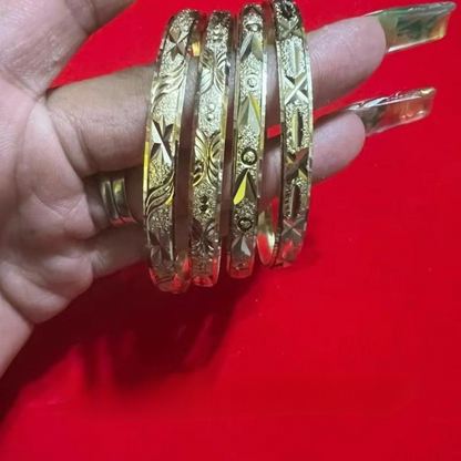 Empress Gold Bangles Set