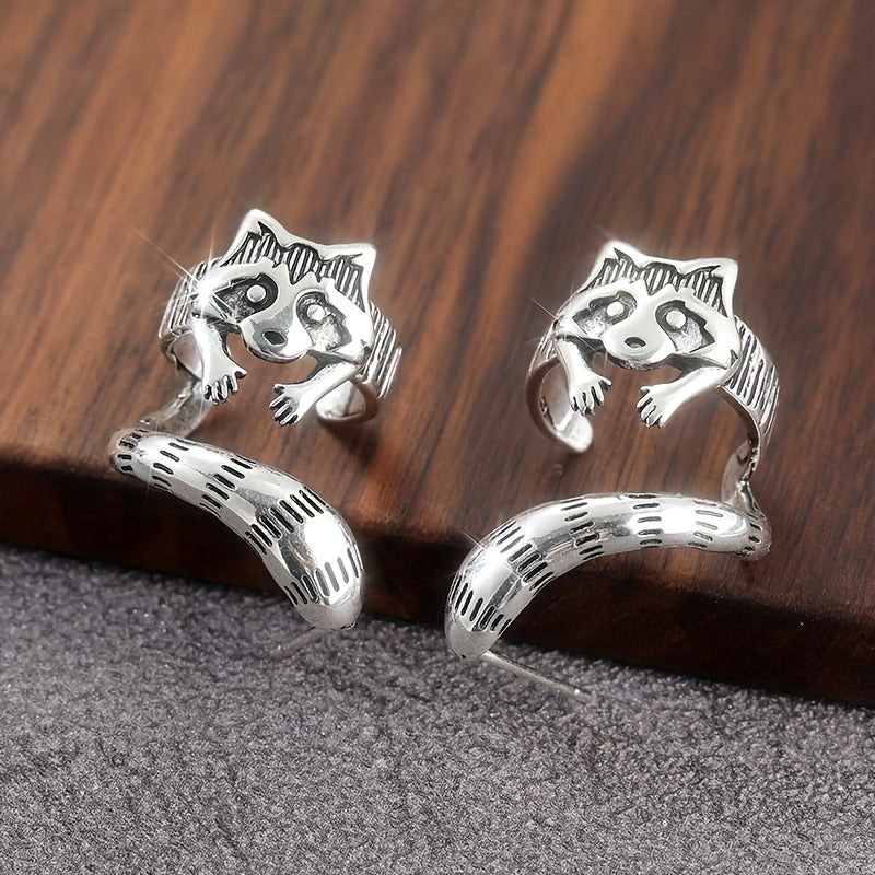 Hanging Cat Stud Earrings