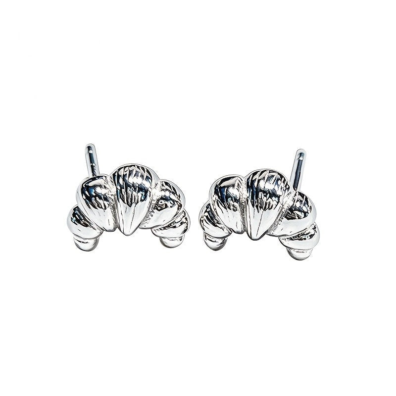 Croissant Stud Earrings