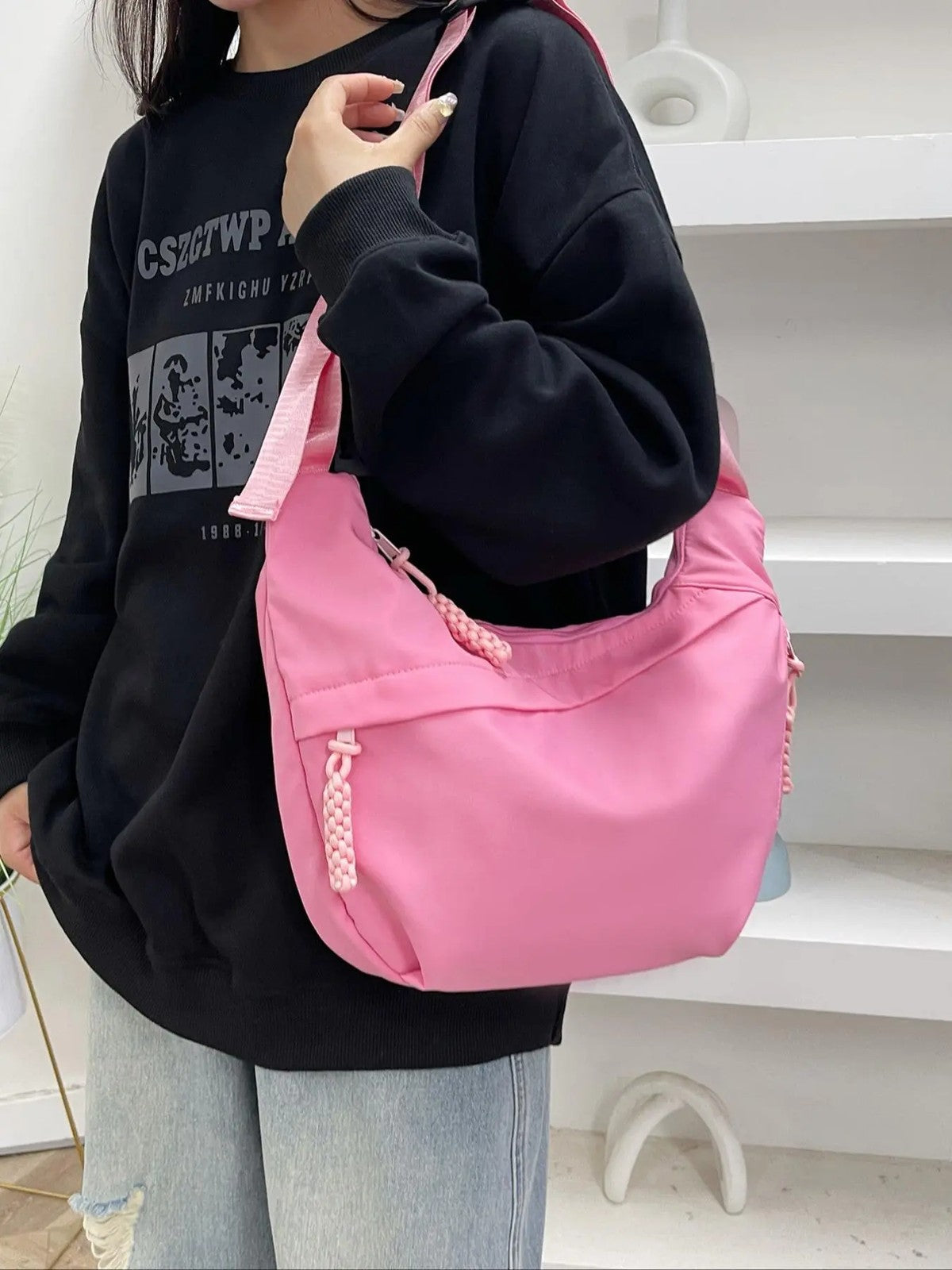 Nylon Crossbody Bag
