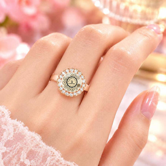 Vintage Telephone Crystal Ring