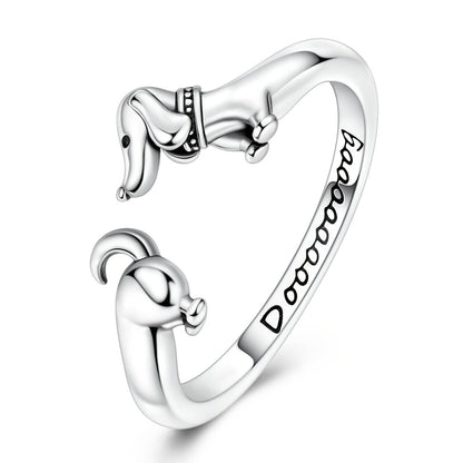 Playful Dachshund Ring