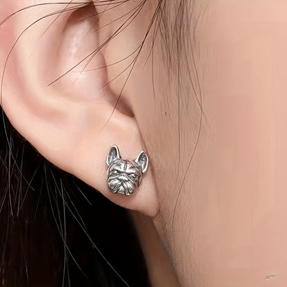 French Bulldog Stud Earrings