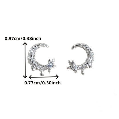 Celestial Cat Stud Earrings