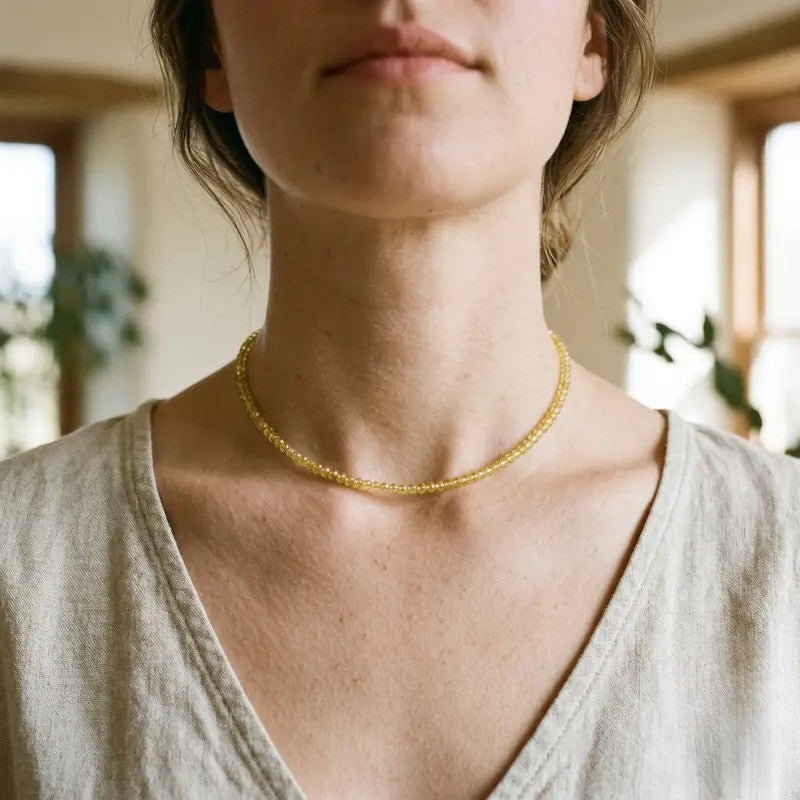 Multicolor Gemstone Beaded Necklace