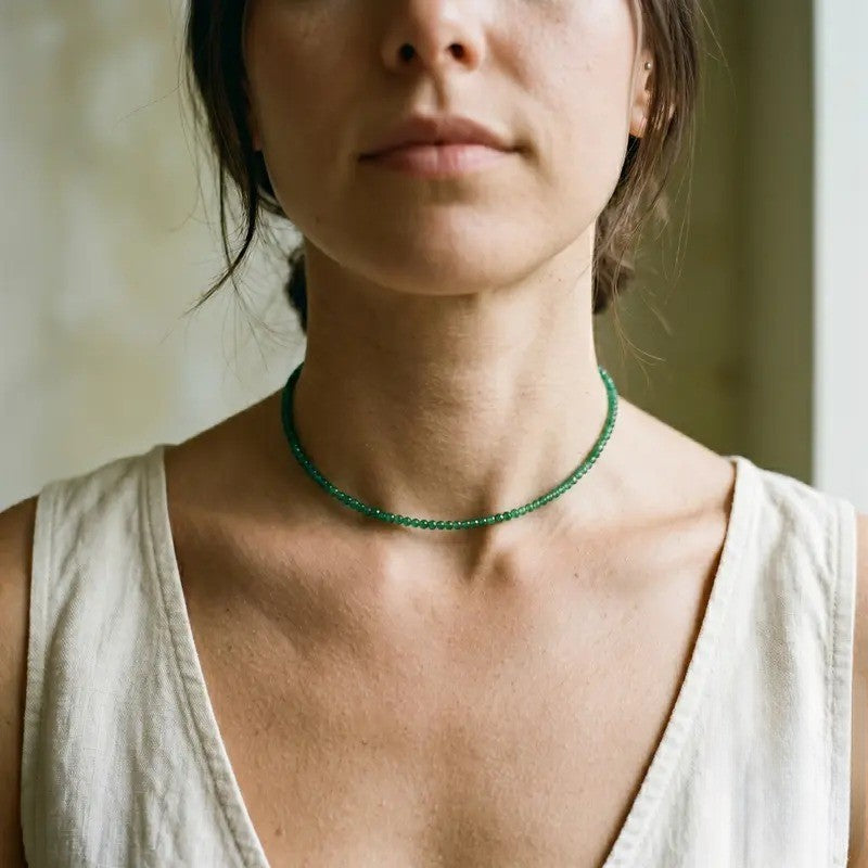 Multicolor Gemstone Beaded Necklace