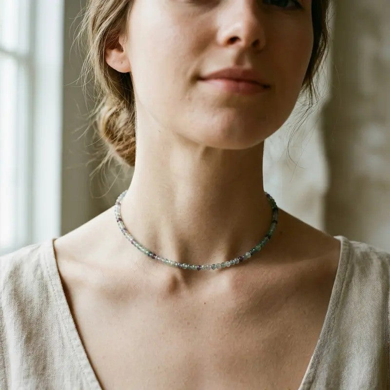 Multicolor Gemstone Beaded Necklace